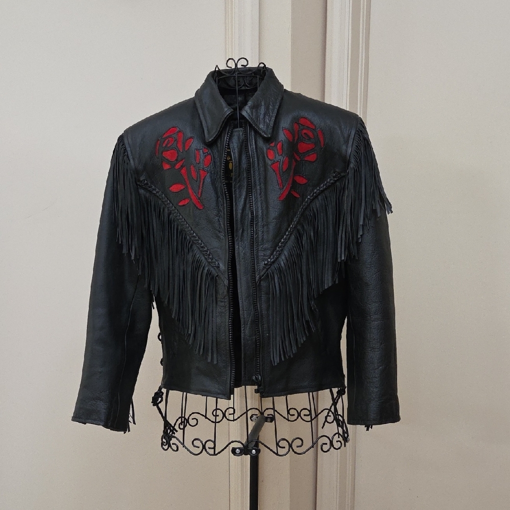 Barney's Leather - Biker Jacket - Medium